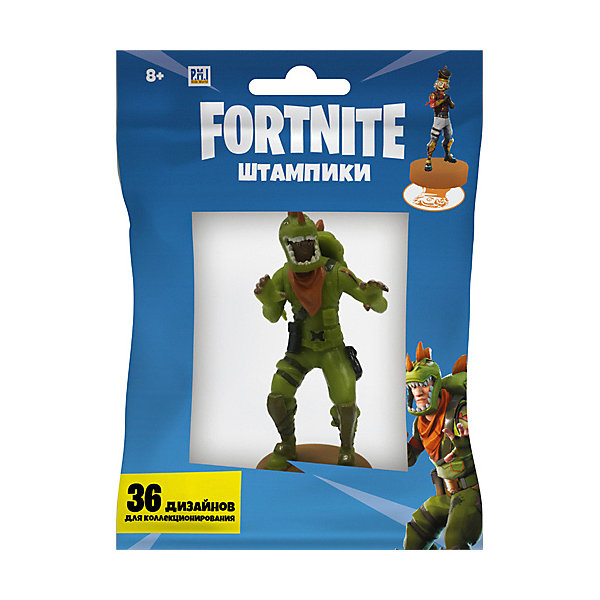 

Фигурка-штамп Fortnite "Рекс", Зеленый