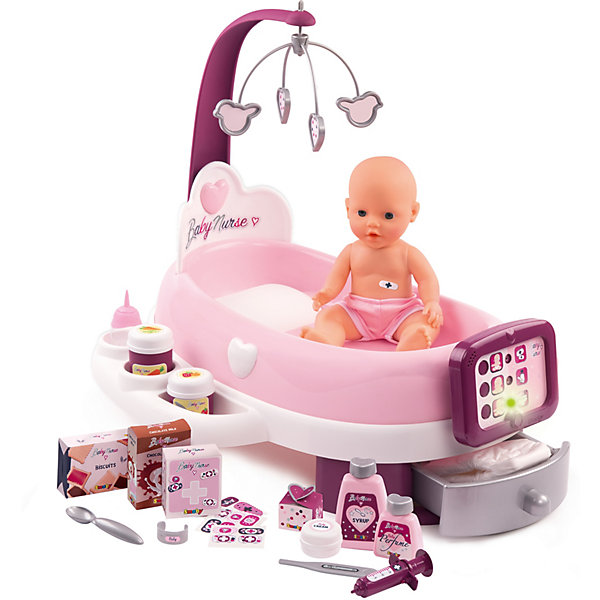 Набор по уходу с куклой и планшетом Baby Nurse SMOBY 12656466