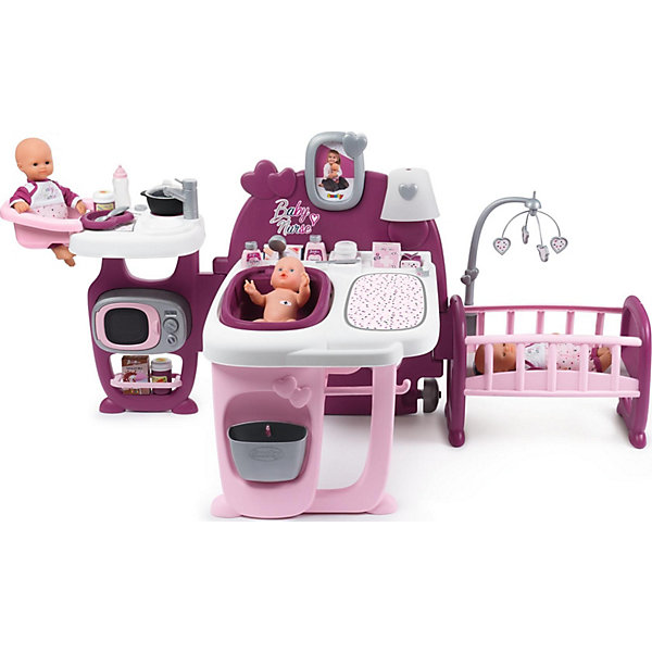 

Большой игровой центр для пупса Smoby Baby Nurse, Фиолетовый, Большой игровой центр для пупса Smoby Baby Nurse