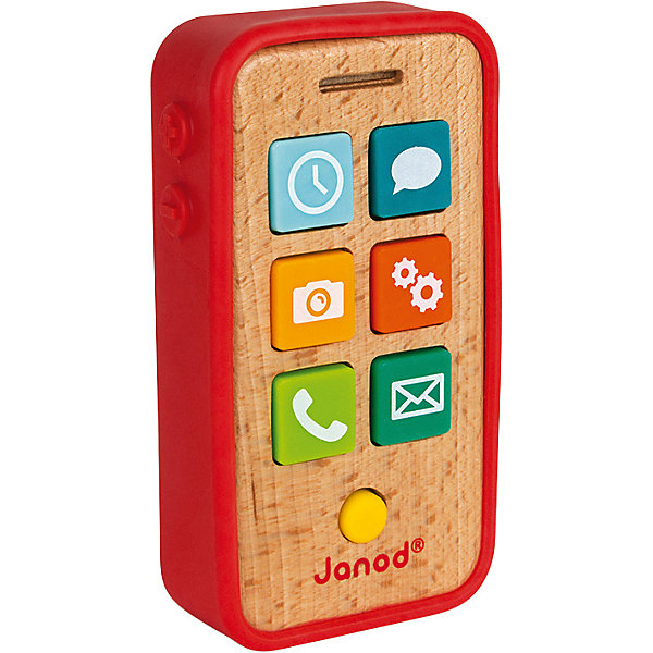 

Игрушка Janod "Смартфон", звук, красный, Игрушка Janod "Смартфон", звук,