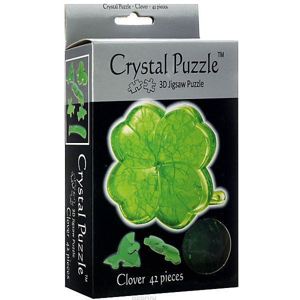 фото 3D головоломка Crystal Puzzle Клевер