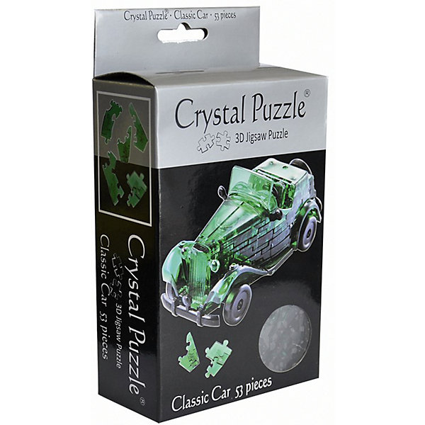 фото 3D головоломка Crystal Puzzle Автомобиль зеленый