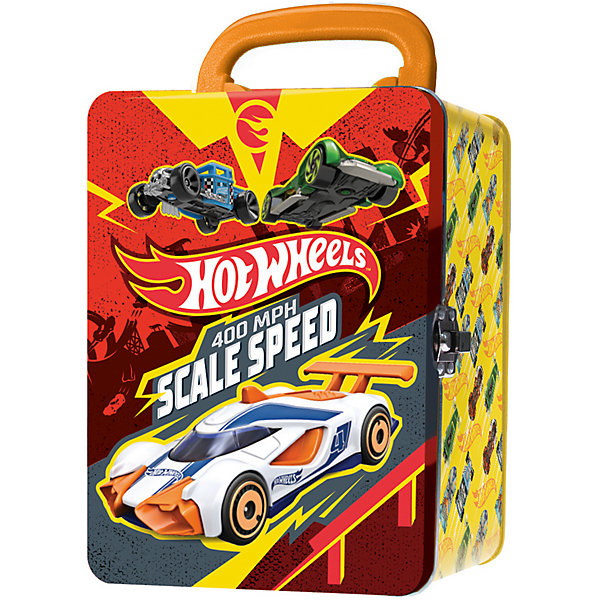 

Портативный кейс для хранения Hot Wheels, красно-желтый