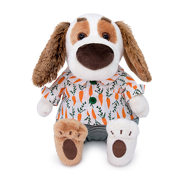 фото Мягкая игрушка Budi Basa Собака Бартоломей Baby в рубашке и трусах, 19 см
