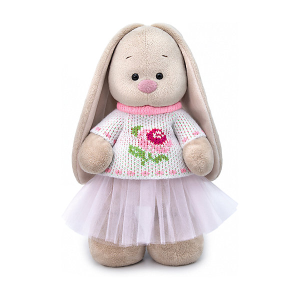 

Мягкая игрушка Budi Basa Зайка Ми в жаккардовом свитере и юбке, 25 см, Бежевый