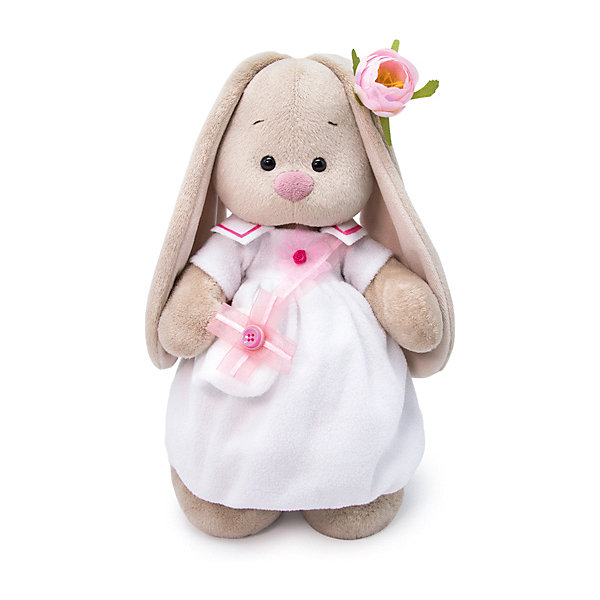 Мягкая игрушка Зайка Ми в платье с сумочкой, 25 см Budi Basa 12781390