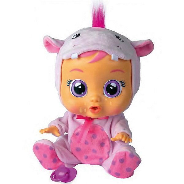 

Плачущий младенец IMC Toys Cry Babies Hopie, Фиолетово-розовый, Плачущий младенец IMC Toys Cry Babies Hopie