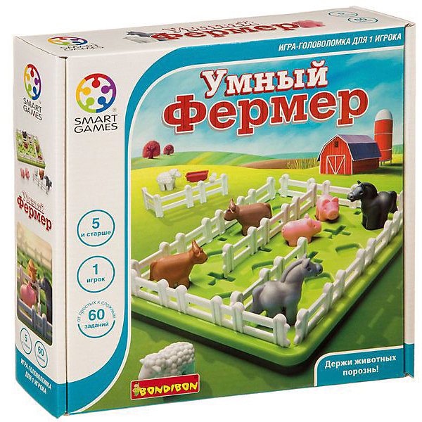 

Логическая игра Bondibon "Умный фермер, Логическая игра Bondibon "Умный фермер"