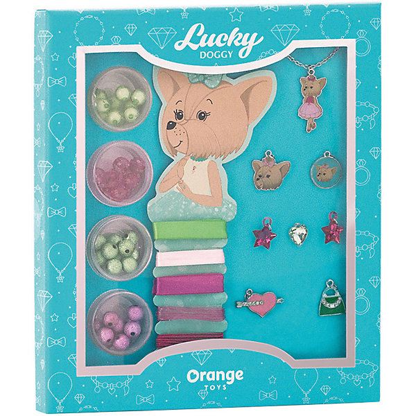 

Набор для создания украшений Orange Lucky Doggy Йорк, Бирюзовый, Набор для создания украшений Orange Lucky Doggy Йорк