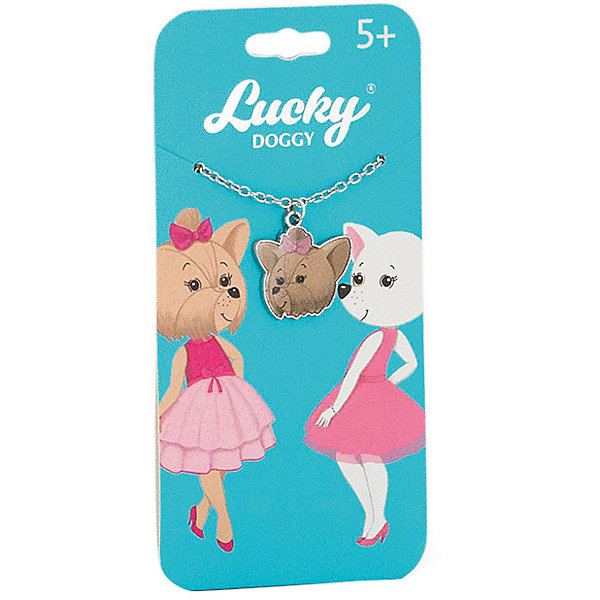 

Подвеска Orange Lucky Doggy с Йорком, Бирюзовый, Подвеска Orange Lucky Doggy с Йорком