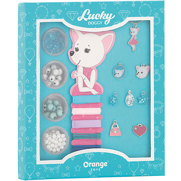

Набор для создания украшений Orange Lucky Doggy Чихуахуа, Бирюзовый