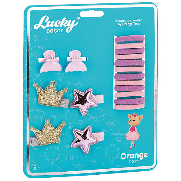 

Набор аксессуаров для волос Orange Lucky Doggy Йорк, Бирюзовый