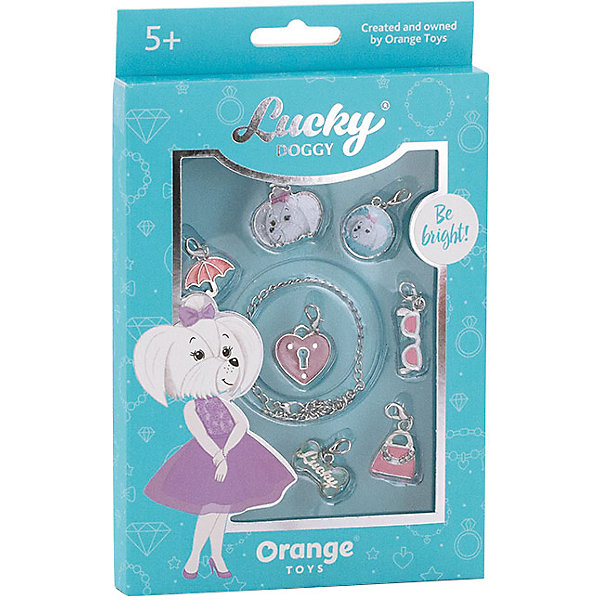 

Набор с браслетом Orange Lucky Doggy Мальтезе, Бирюзовый