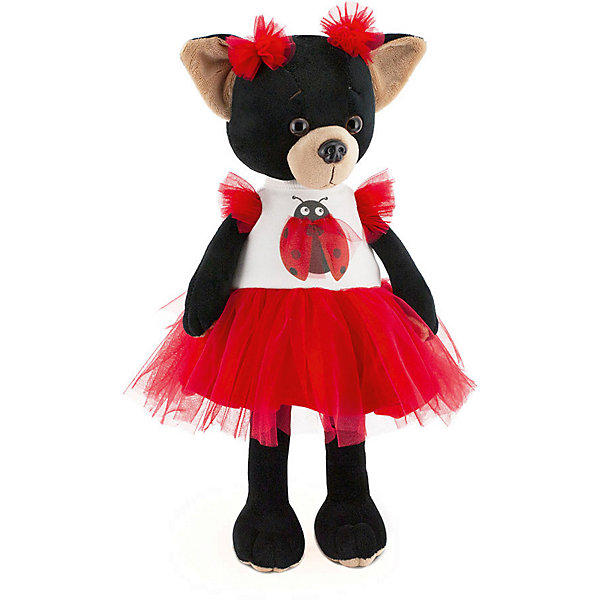 

Мягкая игрушка Orange Lucky Doggy Blacky: Божья коровка, 25 см, Черный, Мягкая игрушка Orange Lucky Doggy Blacky: Божья коровка, 25 см