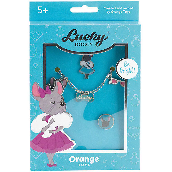 

Набор украшений Orange Lucky Doggy Бульдог, Бирюзовый