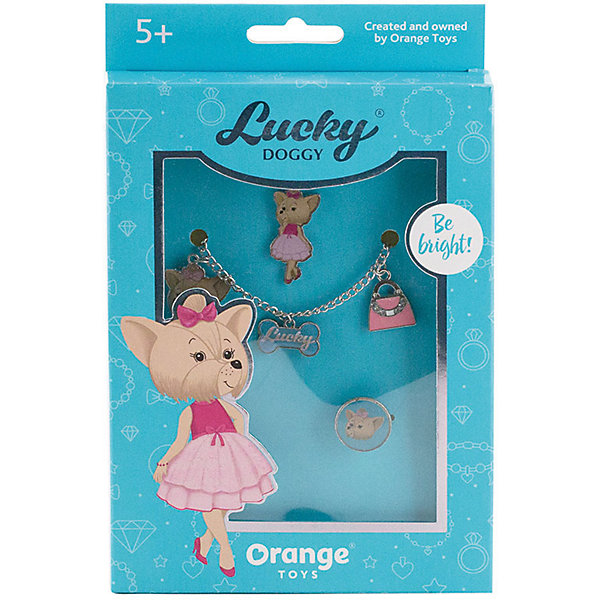 

Набор украшений Orange Lucky Doggy Йорк, Бирюзовый, Набор украшений Orange Lucky Doggy Йорк