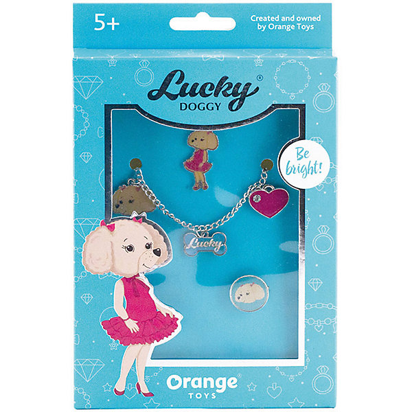 

Набор украшений Orange Lucky Doggy Пудель, Бирюзовый, Набор украшений Orange Lucky Doggy Пудель