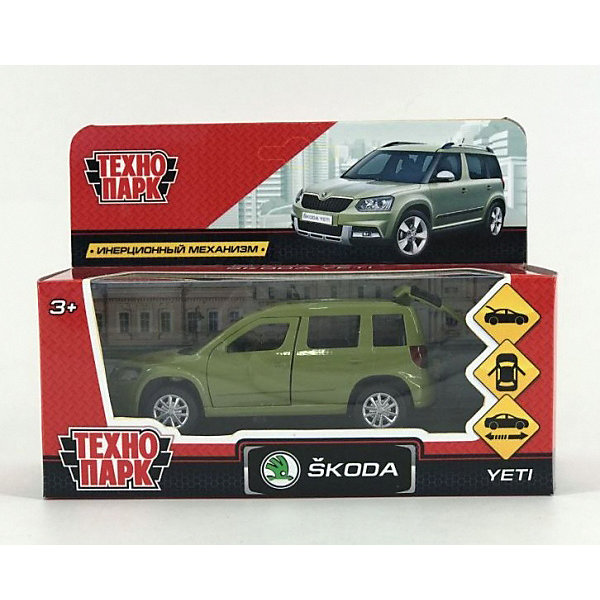 

Коллекционная машинка Технопарк Skoda Yeti, 12 см