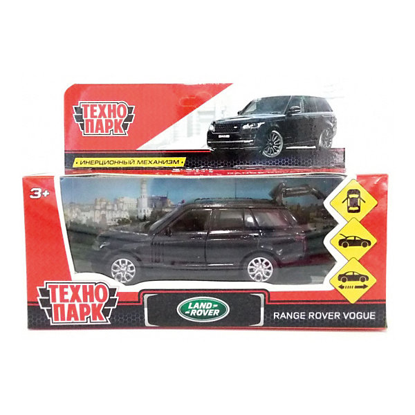 

Коллекционная машинка Технопарк Range Rover Vogue, 12 см, чёрная