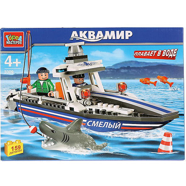 

Конструктор Город Мастеров "Аквамир" Рыбалка, 159 деталей