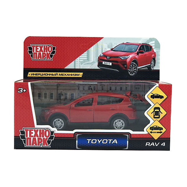 

Коллекционная машинка Технопарк Toyota Rav 4, 12 см, красная