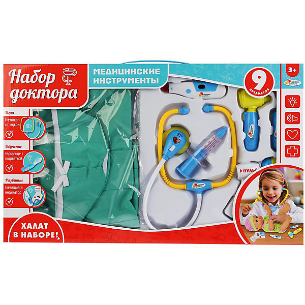 

Набор доктора Играем вместе, со светом и звуком