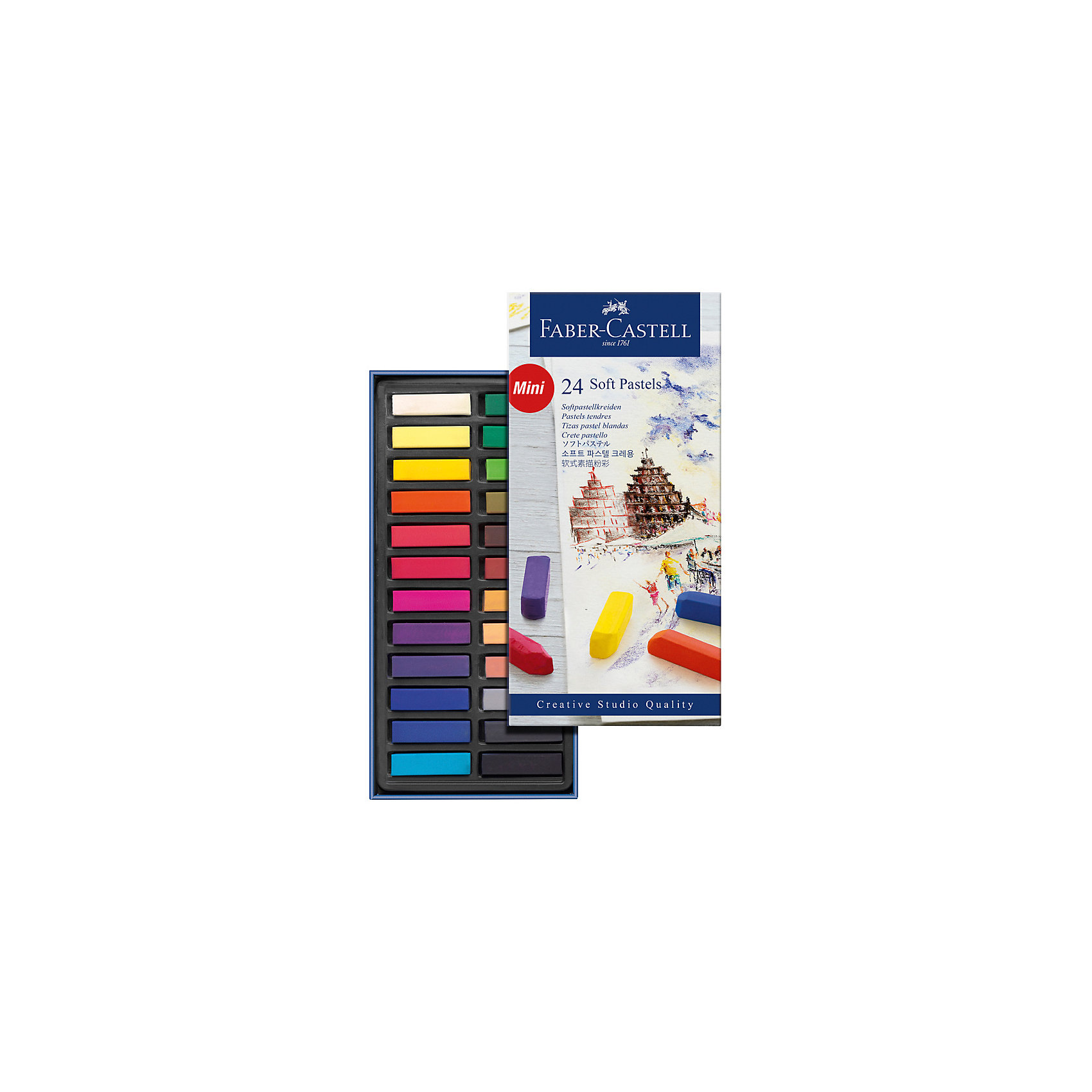 фото Пастель Faber-Castell Soft pastels, 24 цвета, мини