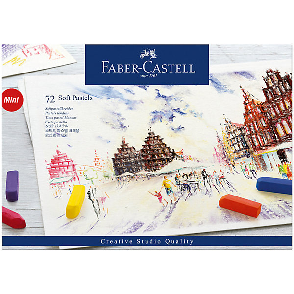 фото Пастель Faber-Castell Soft pastels, 72 цвета, мини
