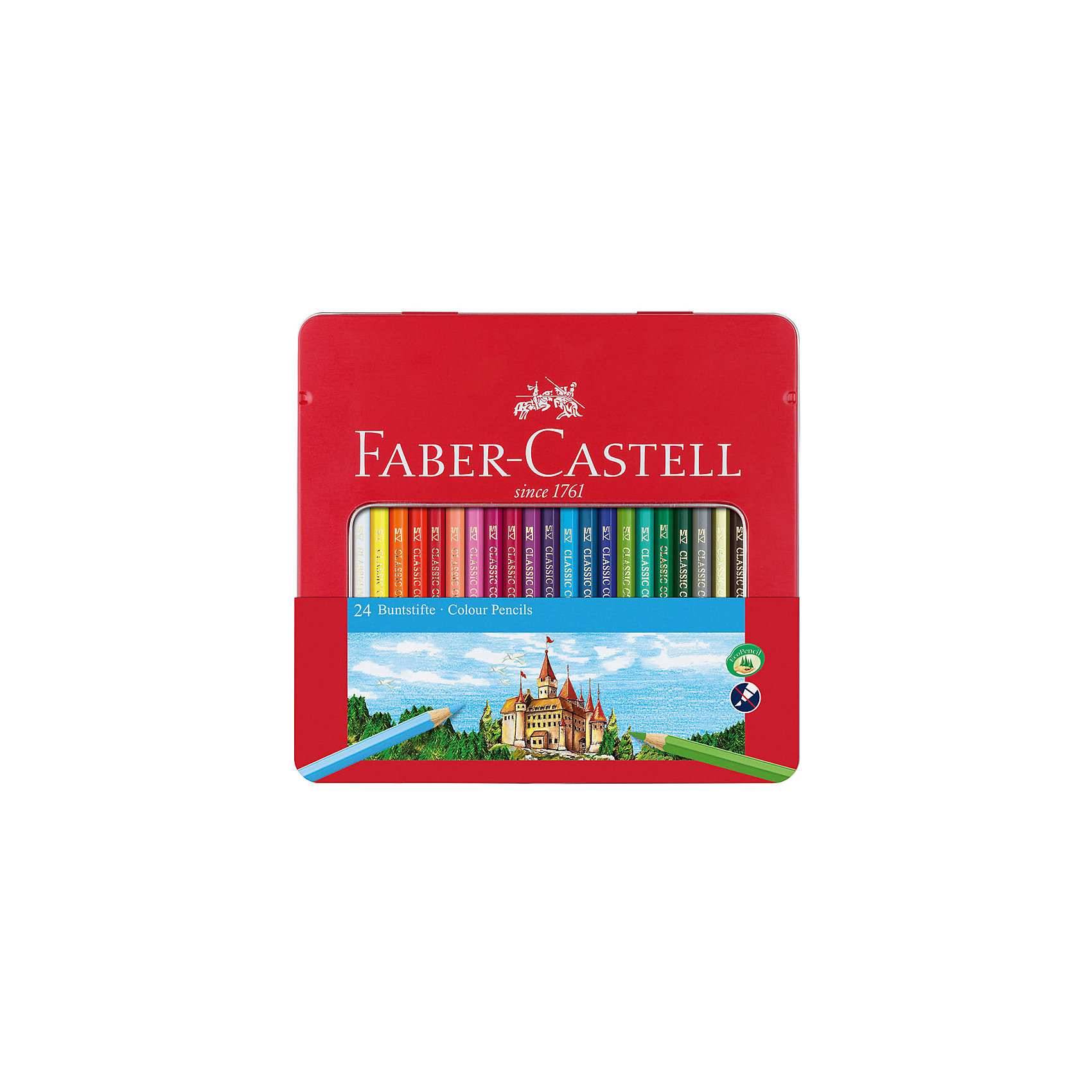 фото Карандаши цветные Faber-Castell, 24 цвета