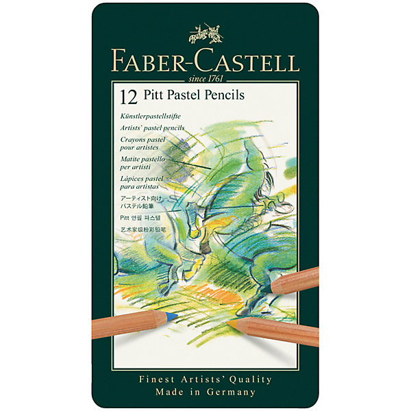 

Пастельные карандаши Faber-Castell Pitt Pastel, 12 цветов, Разноцветный, Пастельные карандаши Faber-Castell Pitt Pastel, 12 цветов