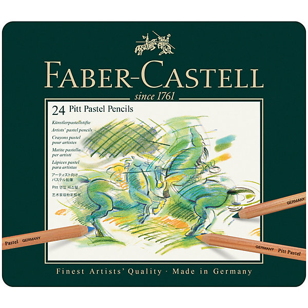 

Пастельные карандаши Faber-Castell Pitt Pastel, 24 цветов, Разноцветный, Пастельные карандаши Faber-Castell Pitt Pastel, 24 цветов