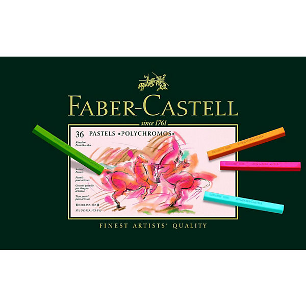 

Пастель художественная Faber-Castell Polychromos, 36 цветов, Разноцветный, Пастель художественная Faber-Castell Polychromos, 36 цветов