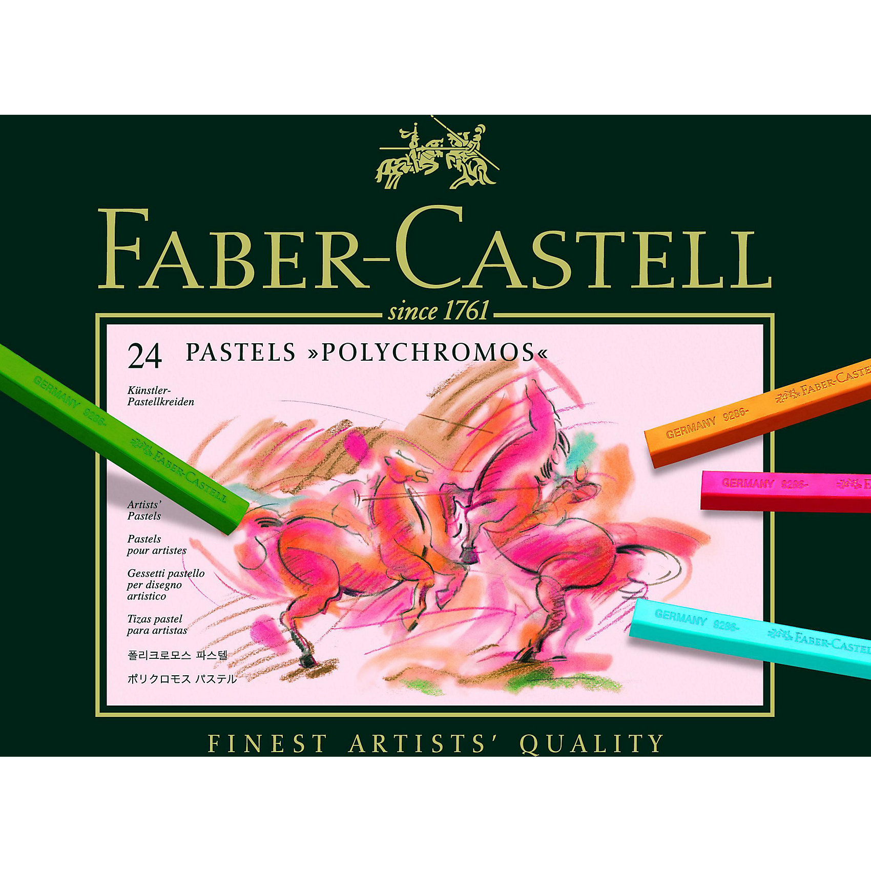 фото Пастель художественная Faber-Castell Polychromos, 24 цвета