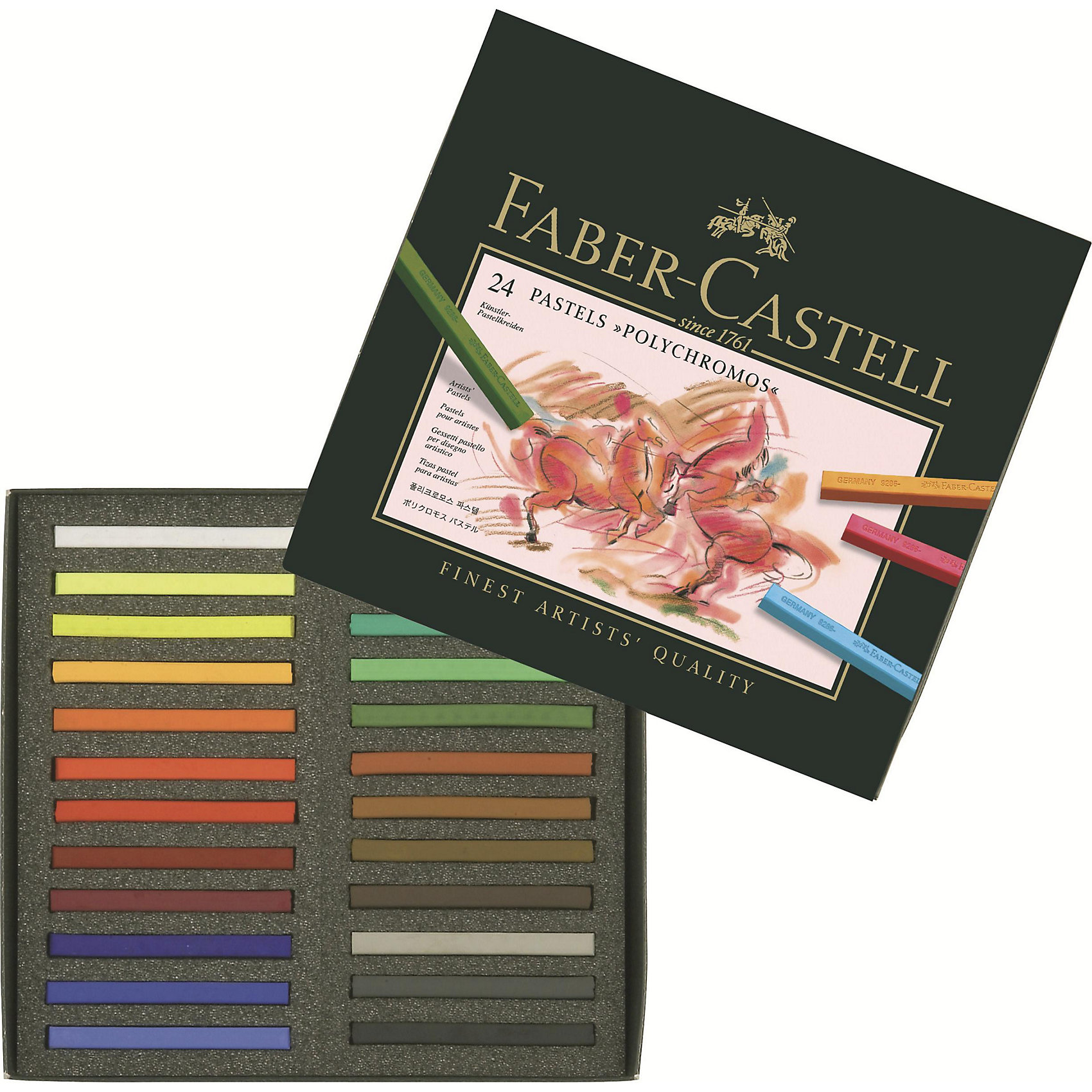 фото Пастель художественная Faber-Castell Polychromos, 24 цвета