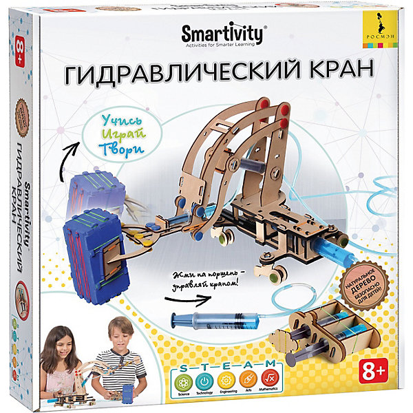 фото Сборная модель Росмэн Smartivity "Гидравлический кран", 256 деталей