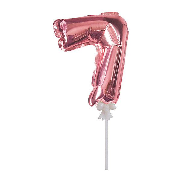 

Самонадувной шарик Патибум, Цифра 7: Rose Gold, 18 см
