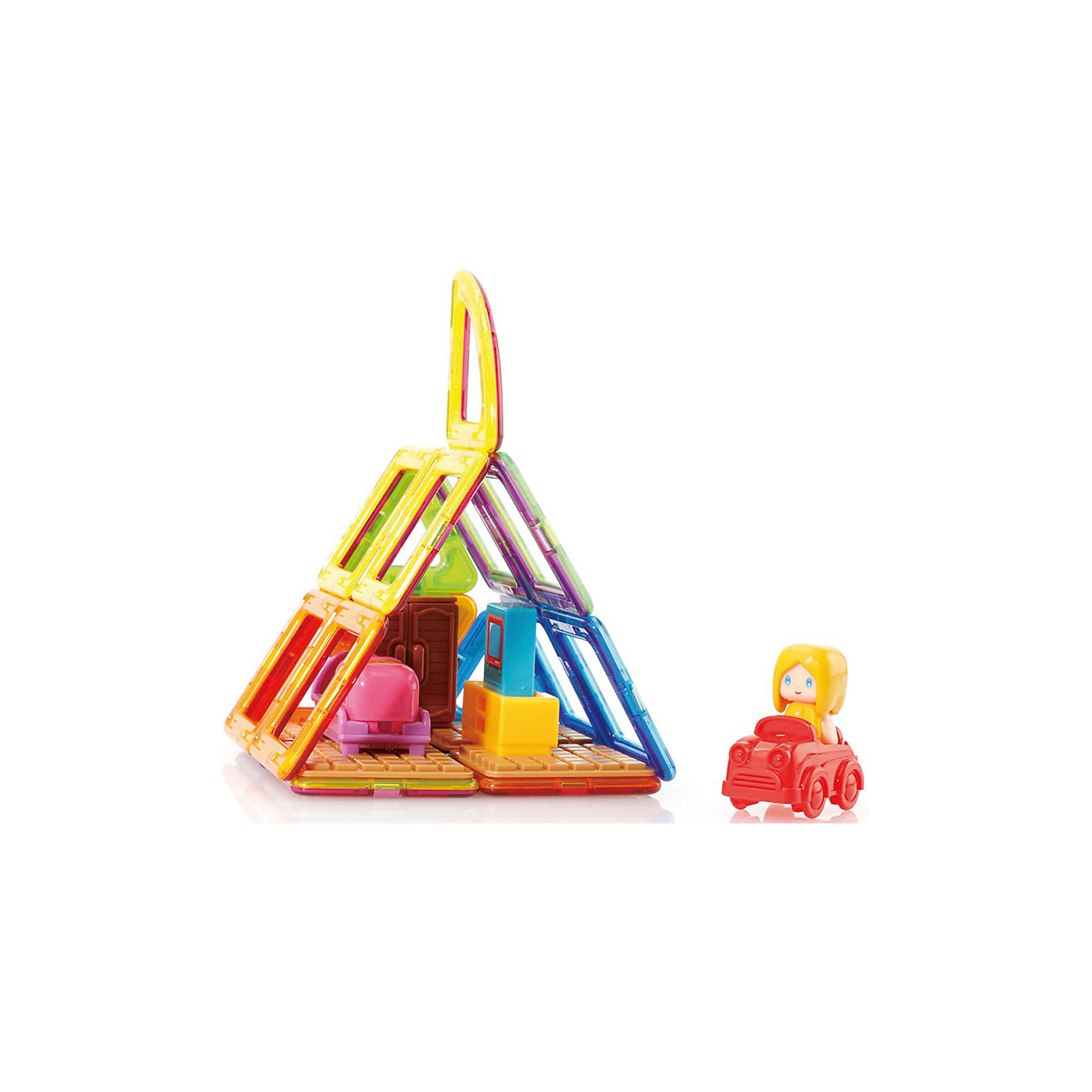 фото Магнитный конструктор MAGFORMERS Maggy's House Set, 33 элемента