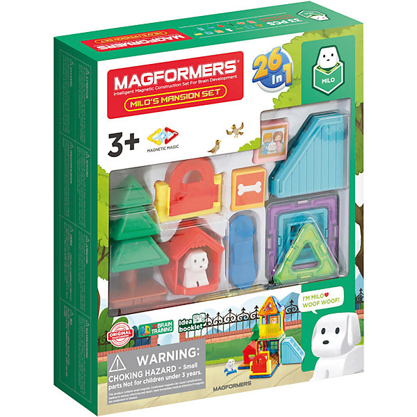 Магнитный конструктор Milo's Mansion Set, 33 элемента Magformers 12821492