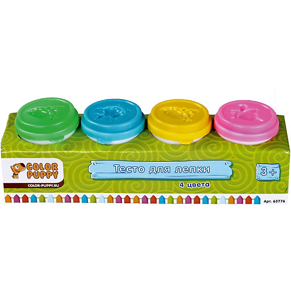 

Тесто для лепки Color Puppy,4 цвета, Разноцветный, Тесто для лепки Color Puppy,4 цвета