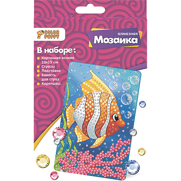 

Алмазная мозаика Color Puppy "Рыбка, Разноцветный, Алмазная мозаика Color Puppy "Рыбка"