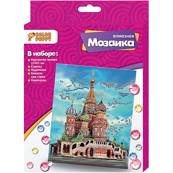 

Алмазная мозаика Color Puppy "Собор Василия Блаженного, Разноцветный, Алмазная мозаика Color Puppy "Собор Василия Блаженного"
