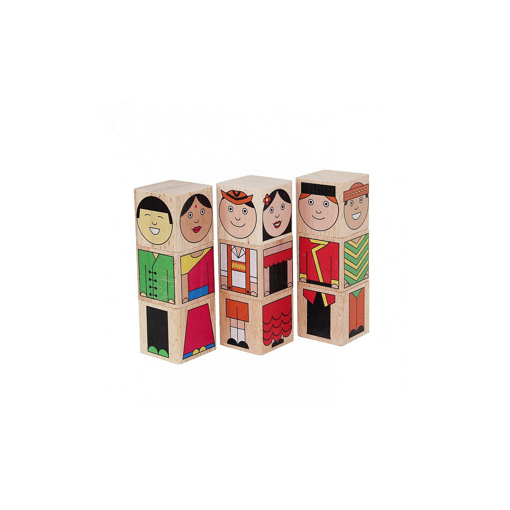 фото Кубики Краснокамская игрушка "Народы мира"