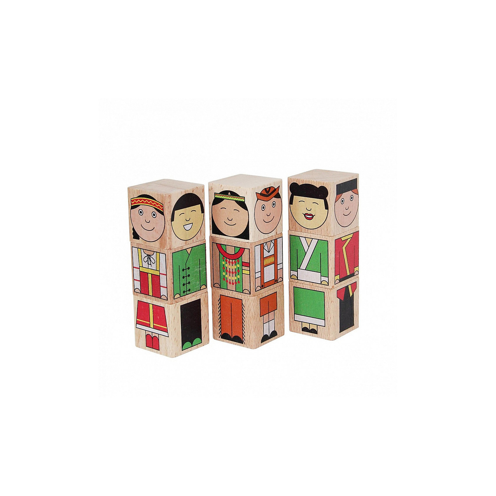 фото Кубики Краснокамская игрушка "Народы мира"