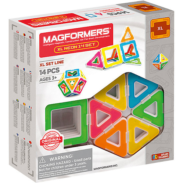 фото Магнитный конструктор Magformers XL Neon 14 set