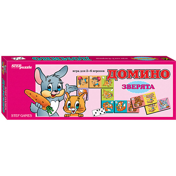

Домино Step Puzzle "Зверята, Домино Step Puzzle "Зверята"