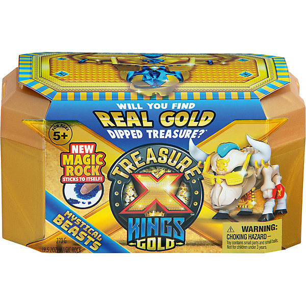 

Игровой набор Moose Treasure X "Золото королей", Желтый/красный