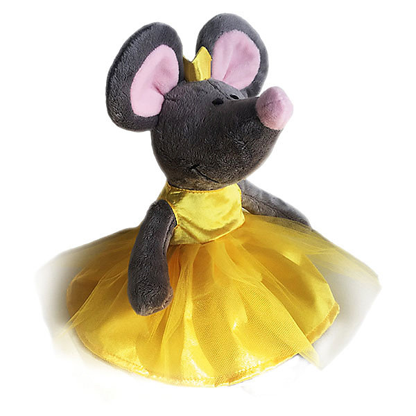 

Мягкая игрушка Softoy Мышь в короне 26 см