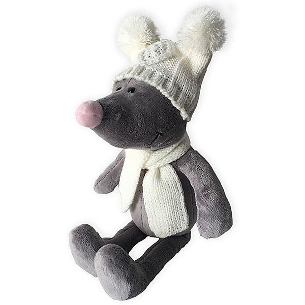 

Мягкая игрушка Softoy Мышь в шапке 26 см