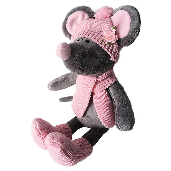 

Мягкая игрушка Softoy Мышь в шапке 36 см