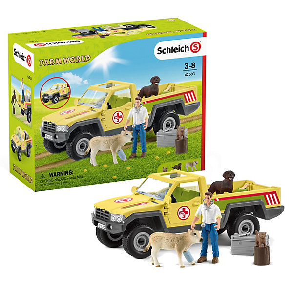 Игровой набор "Визит ветеринара на ферму" Schleich 12904164